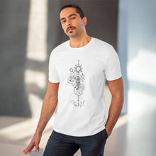 Load image into Gallery viewer, Bee, Tulips and Rose Organic T-shirt - Unisex T-Shirt Printify