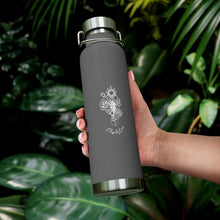 Load image into Gallery viewer, 22oz Vacuum Insulated Bottle Rose and Tulip Bee Design Mug Printify