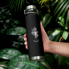 Load image into Gallery viewer, 22oz Vacuum Insulated Bottle Rose and Tulip Bee Design Mug Printify